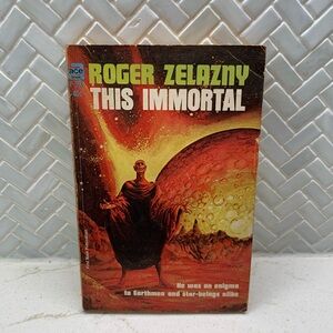 This Immortal - Vintage Sci-Fi Paperback - Roger Zelazny Ace Double Book F-393